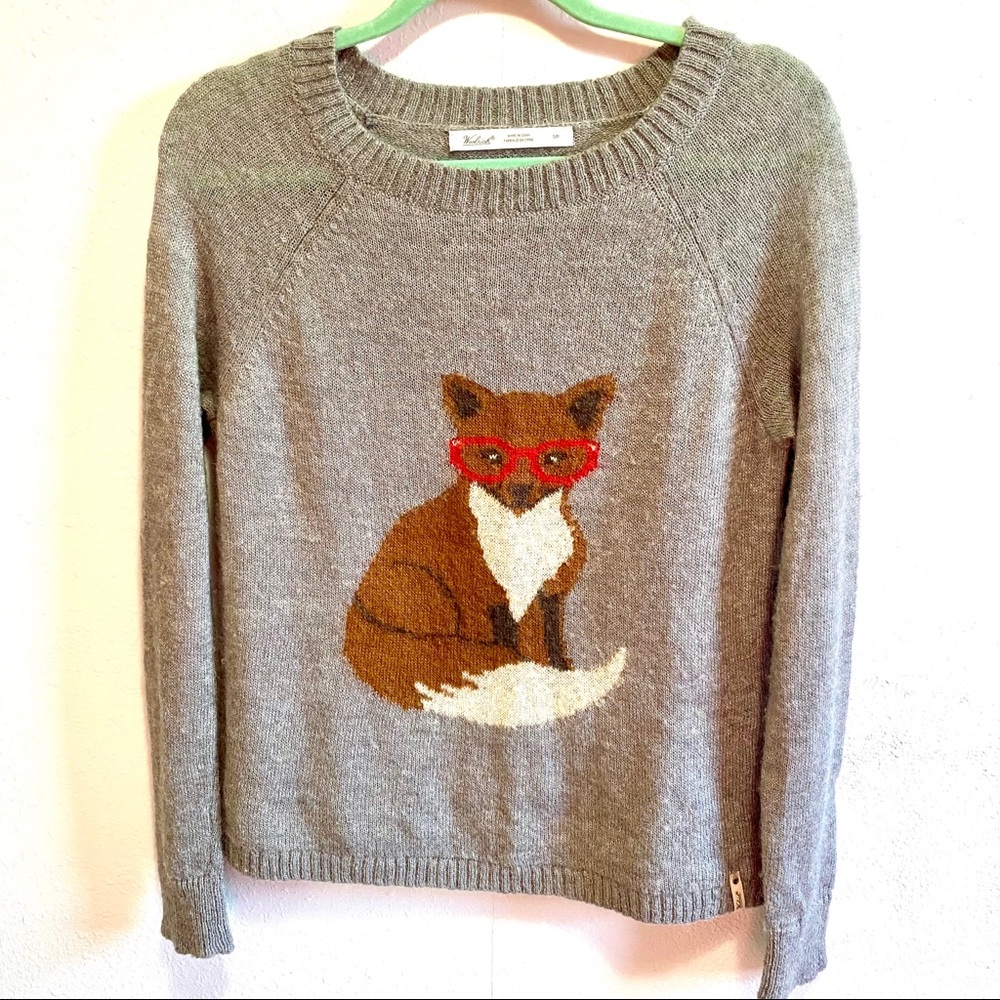 Women’s EUC Woolrich Smart Fox Sweater Size Small